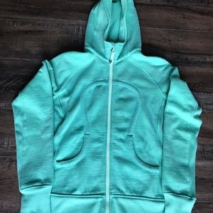 Lululemon Scuba Women’s Hoodie Aqua Size 8